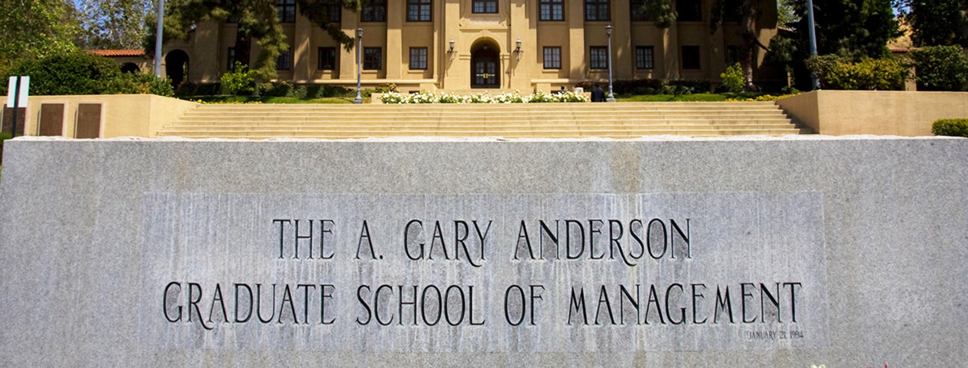 UCR School of Business - Our History - A. Gary Anderson
