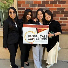 4 UCR School of Business AGSM MBA Students at 2024 Global Case Competition