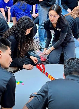 UCR Business @ National Leadership Conference, domino activity