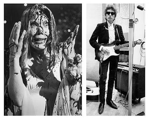 Sissy Spacek and Bob Dylan