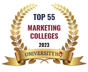 Top 55 Marketing Colleges 2023 logo