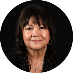 Beverly Bailey looking in the camera