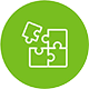 green puzzle icon