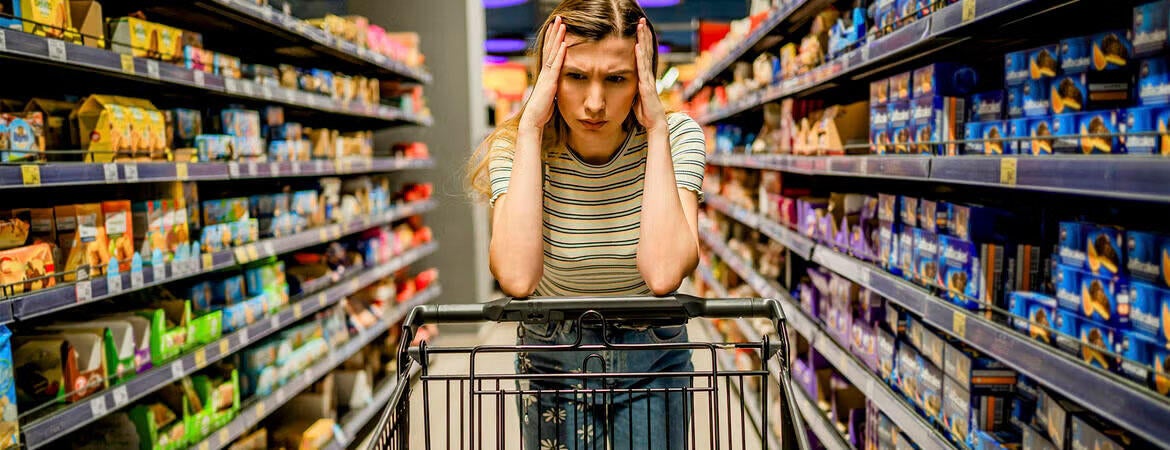 Stressed Shopper Banner