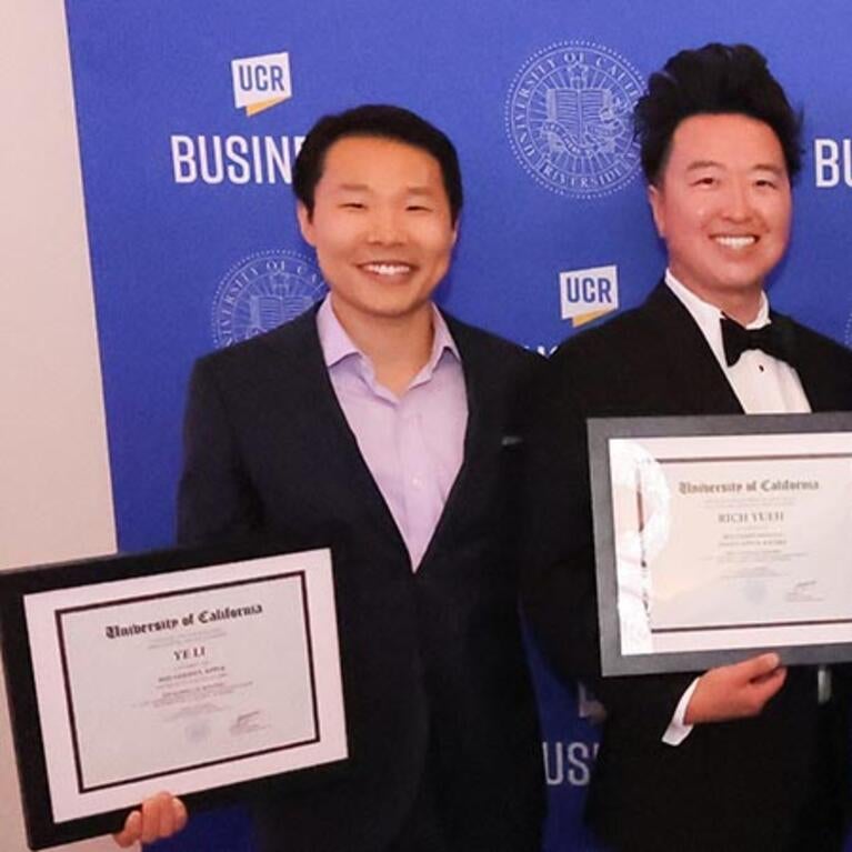 UCR School of Business Faculty Awards 2022