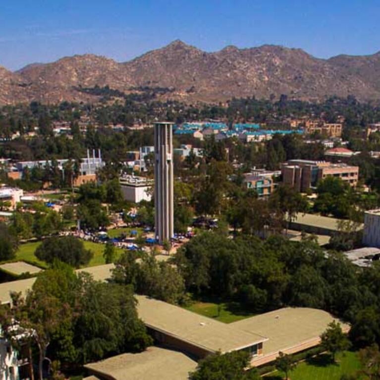 UC Riverside campus aerial