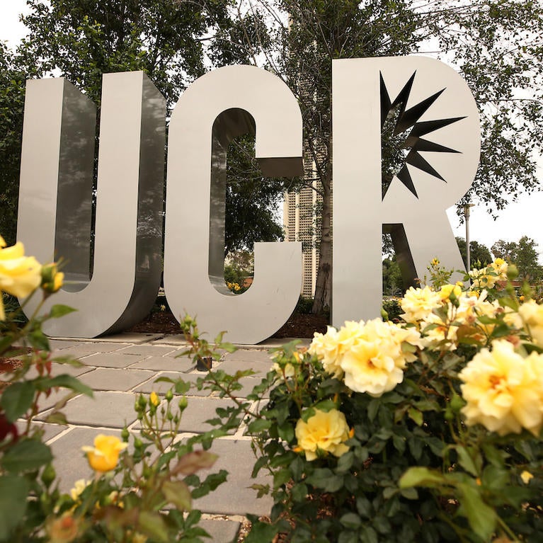 UCR sign (c) UCR/Stan Lim