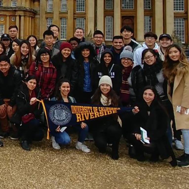 Sean Sasso with Global Immersion group in Oxford