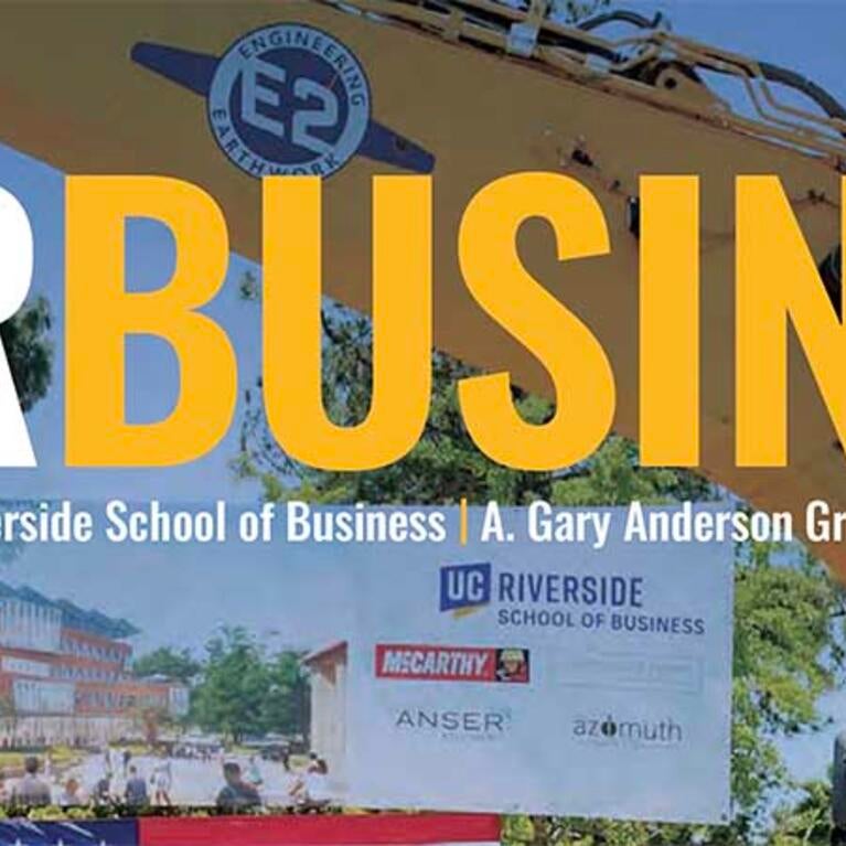 UCR Business Magazine cover 2023