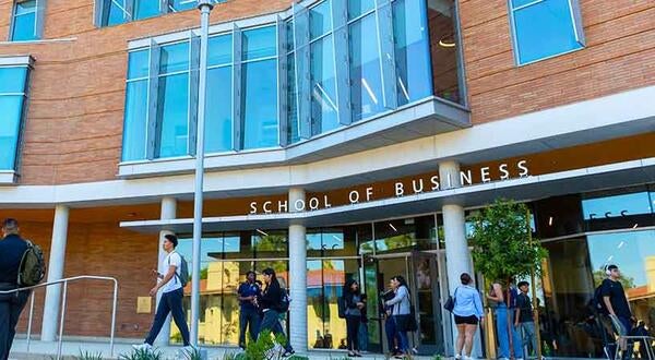 New School of Business building front entrance