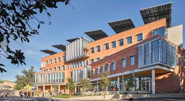 The new UCR School of Business building