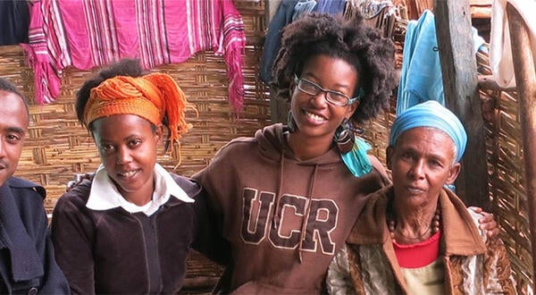 Breanna Wright in the Peace Corps