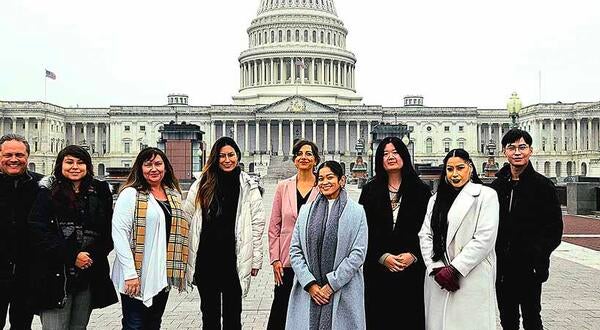 Sean Jasso and Students in Washinton D.C.