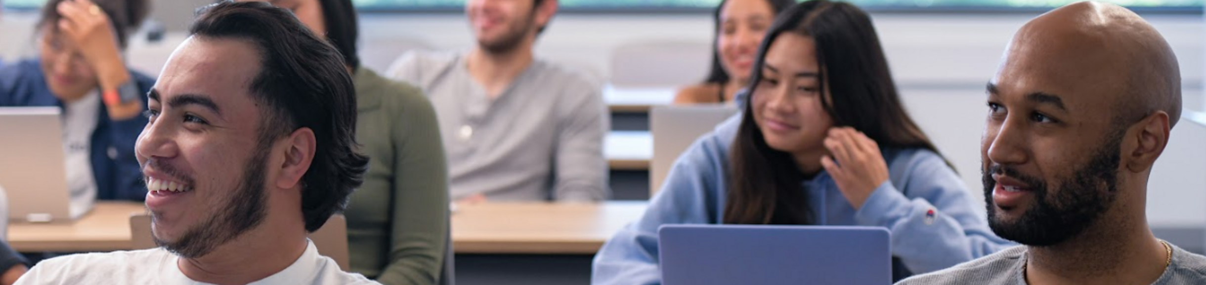 Undergraduate business students in classroom