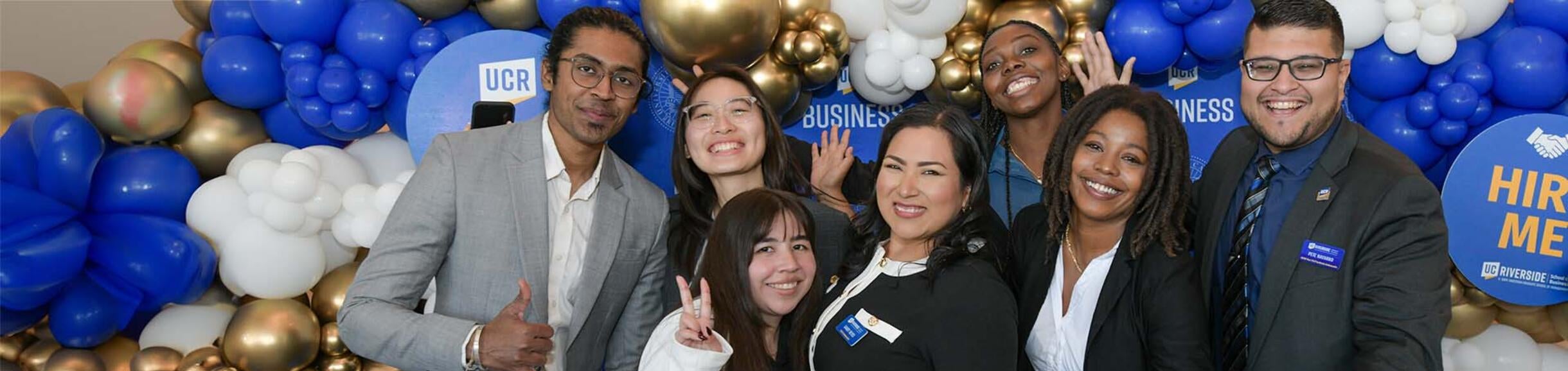 Ribbon Cutting Ceremony, student group photo