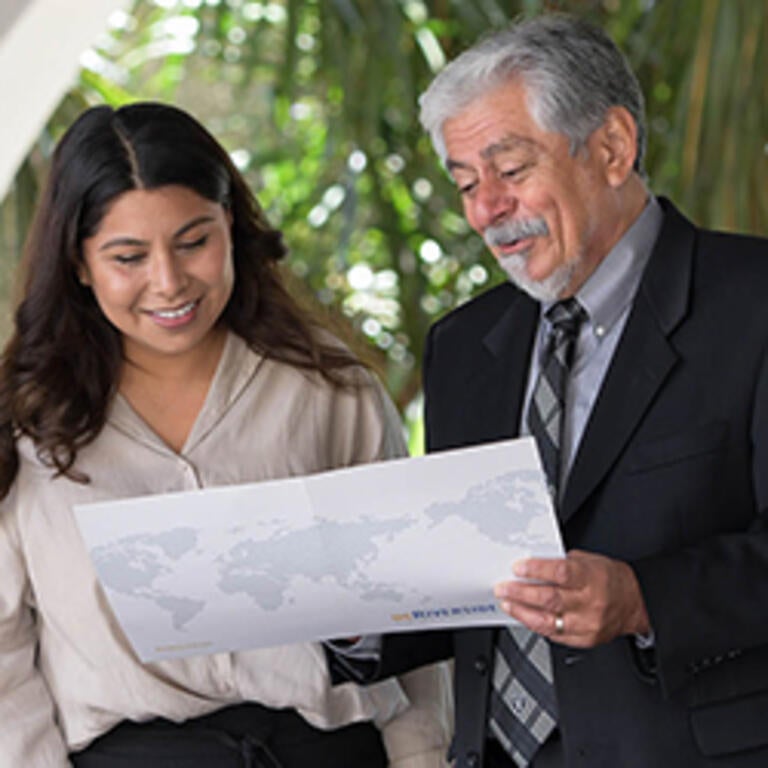 Professor with Student