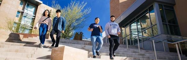 Students on campus