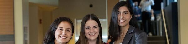 Three UCR Business Students Smiling