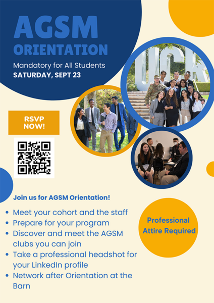 2023 Orientation Flyer AGSM