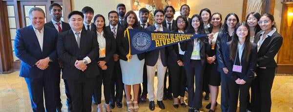 UCR School of Business students at ICBSC competition 2024