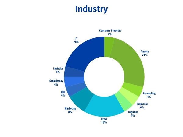 MSBA Industry Donut Chart