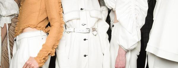 Fashion - white clothes close up