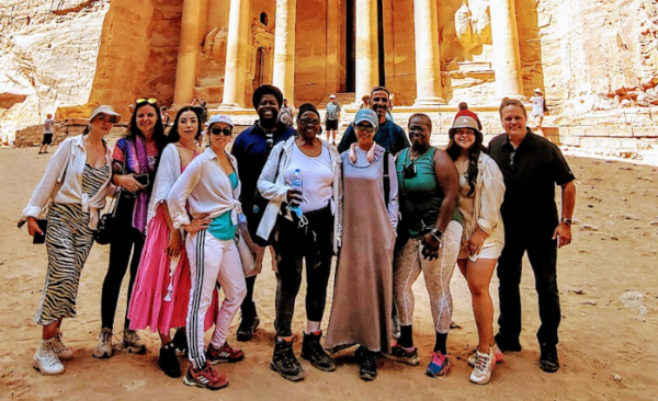 UCR Business Global Programs team in Jordan