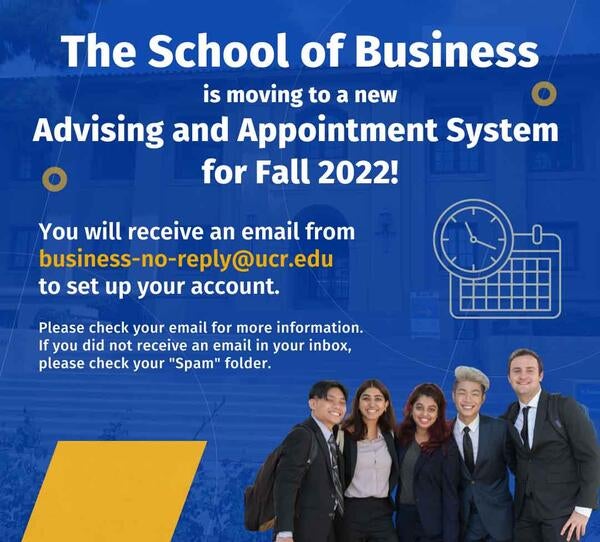 Undergraduate Advising new appointment scheduler alert