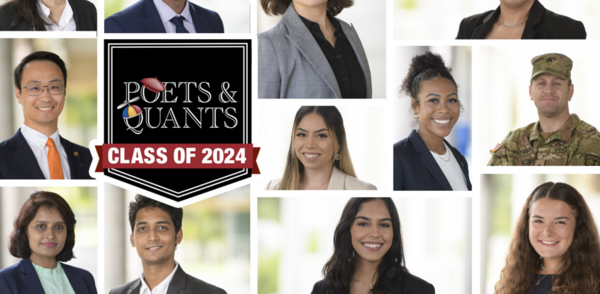 Poets and Quants 2022 montage with students