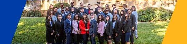 UCR School of Business Student Association group photo 2023