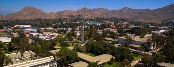 UC Riverside campus aerial