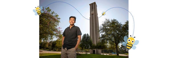 William Wang, student portrait, UCR Magazine