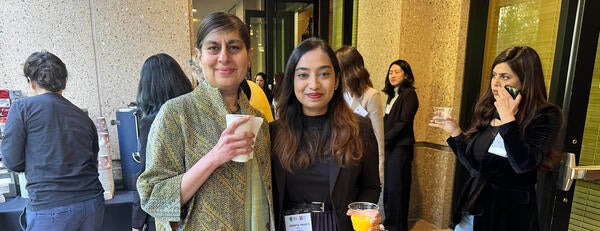 Radhika Shah at the WiDS conference