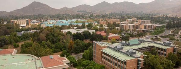 UCR campus aerial view