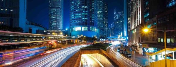 Hong Kong at night