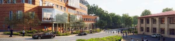 New School of Business Building, August 2022