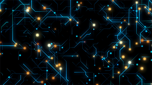 Persuasive tech background animation