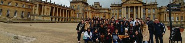 Global Immersion students in Oxford with Jean Sasso