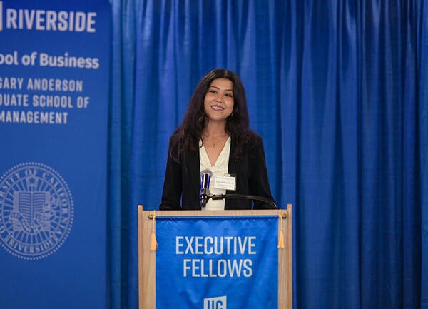 Executive Fellows Installation Dinner 2024, Victoria Alvarado '24