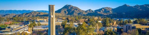 UCR campus with bell tower