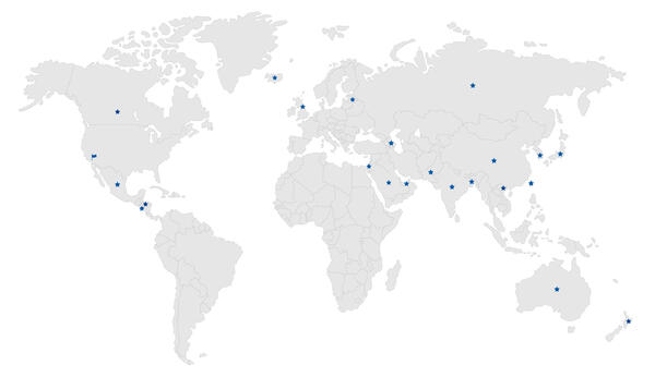 Student Origin Map 2022