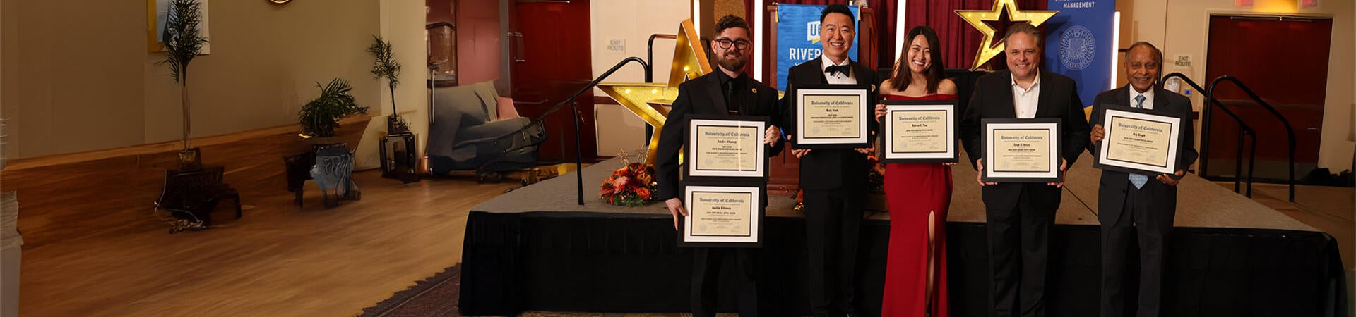 Professors for the School of Business with their Teaching Awards 2025