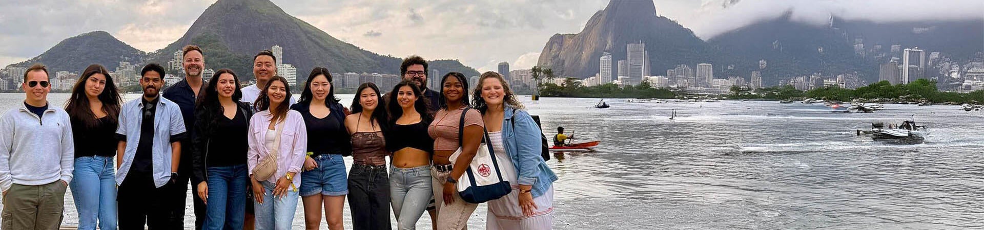 Students and Teacher in Brazil