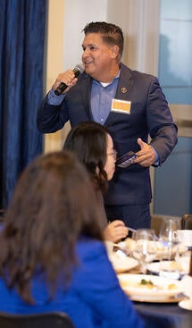 Ruben Hernandez at CDC networking dinner