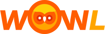 WOWL logo orange and yellow