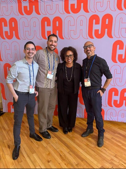 Ruiz-Martinez representing the arts at the CA State Capital