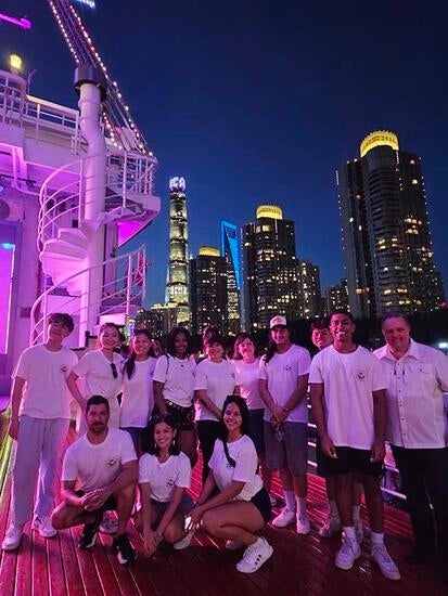 The China Program 2024 - Team on the Huangpu River - Shanghai 