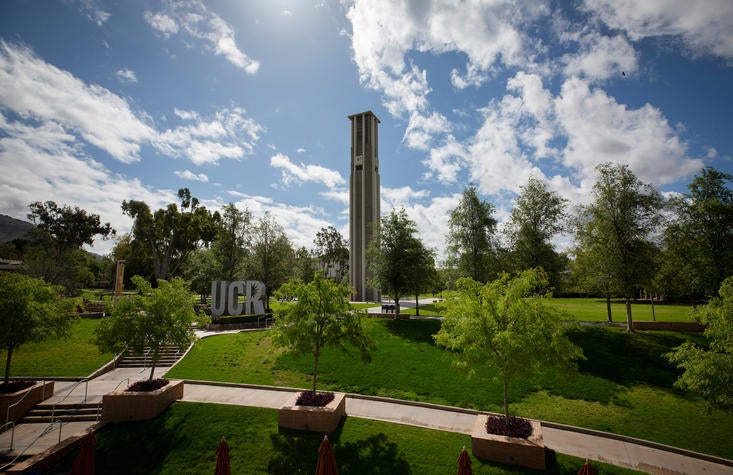 Poets & Quants article, UCR bell tower