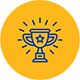 yellow trophy icon